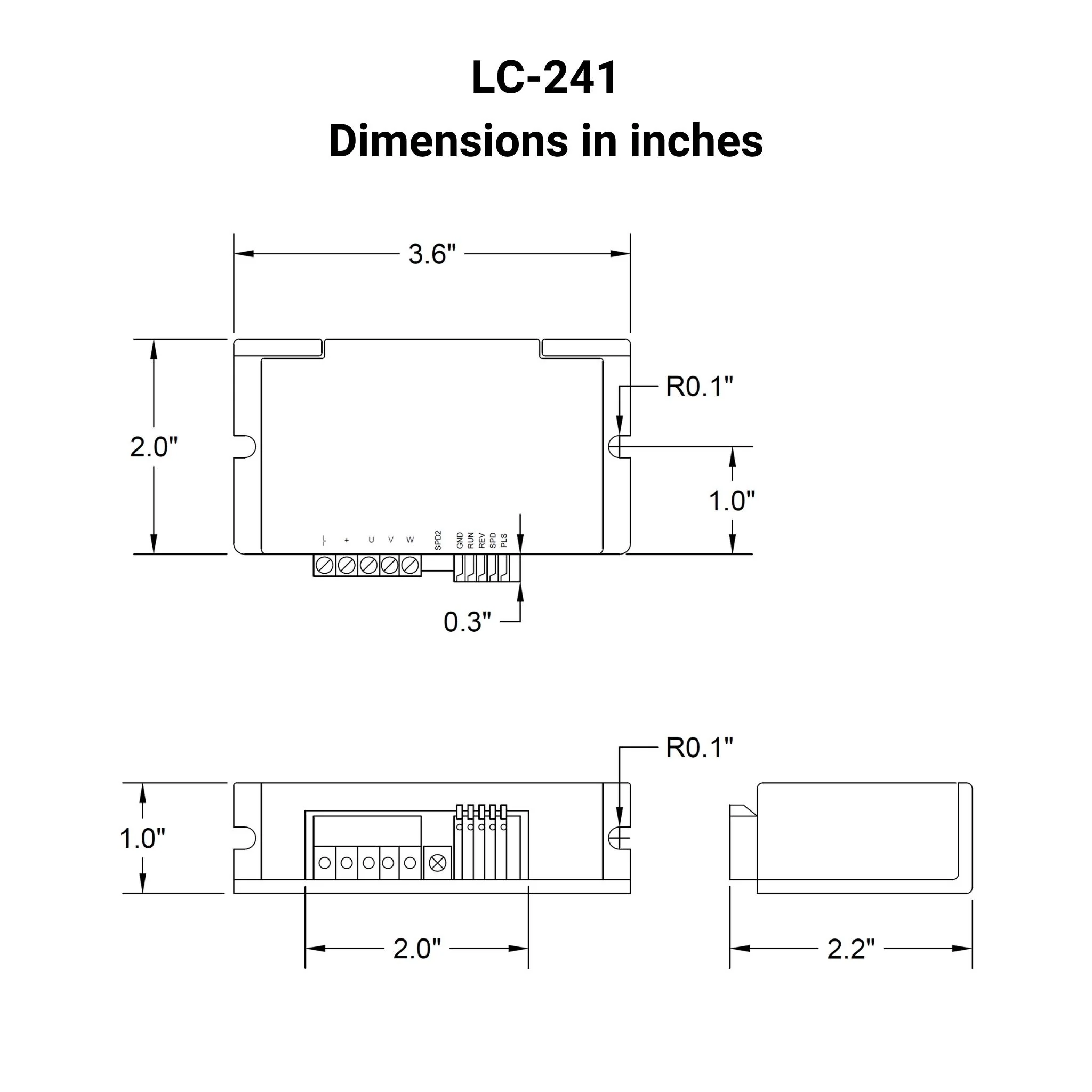 12-24 VDC - 8A - 1 Channel - Brushless DC Motor Controller - Image 3